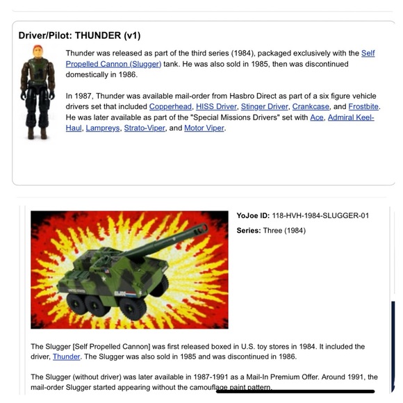 1984 ARAH GI Joe Slugger Vehicle Self Propelled Complete - Picture 15 of 16